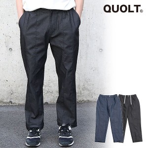 30%OFF SALE セール QUOLT クオルト POLY-DENIM PANTS メンズ パンツ 送料無料 atfpts