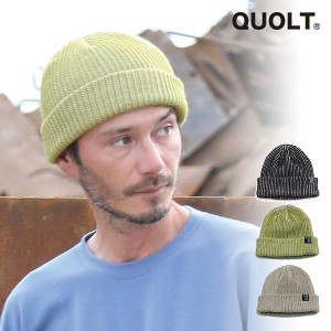 QUOLT クオルト MIX BEANIE メンズ ニットキャップ atfcap