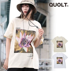 30％OFF SALE セール QUOLT クオルト 3D-FLOWER TEE メンズ Tシャツ 半袖 半袖Tシャツ atftps