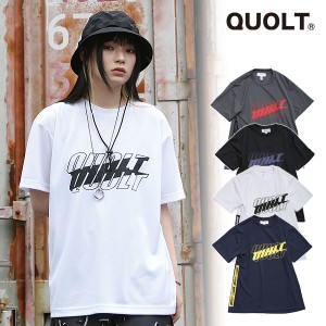 30％OFF SALE セール QUOLT クオルト LOGO-MESH TEE メンズ Tシャツ メッシュTシャツ ドライTシャツ atftps