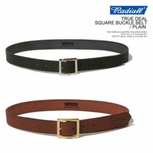 RADIALL ラディアル TRUE DEAL - SQUARE BUCKLE BELT / PLAIN radiall メンズ ベルト レザーベルト プレーンベルト 送料無料 atfacc