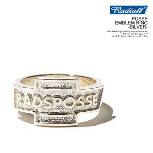 RADIALL ラディアル POSSE - EMBLEM RING -SILVER- radiall メンズ リング ピンキーリング 送料無料 ストリート atfacc