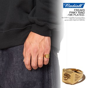 RADIALL ラディアル FREAKS - PINKY RING -18K PLATED- radiall メンズ リング ピンキーリング 送料無料 ストリート atfacc