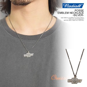 RADIALL ラディアル POSSE - EMBLEM NECKLACE -SILVER- radiall メンズ ネックレス エンブレムネックレス 925シルバー 送料無料 atfacc