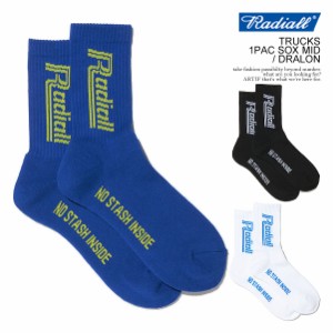 RADIALL ラディアル TRUCKS - 1PAC SOX MID / DRALON radiall メンズ ソックス 靴下 ミドルソックス ハイソックス ストリート atfacc