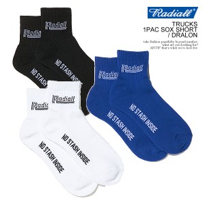 RADIALL ラディアル TRUCKS - 1PAC SOX SHORT / DRALON radiall メンズ ソックス 靴下 ミドルソックス ショートソックス atfacc