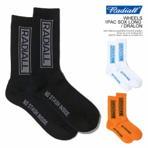 RADIALL ラディアル WHEELS - 1PAC SOX LONG / DRALON radiall メンズ ソックス 靴下 ミドルソックス ハイソックス ストリート atfacc