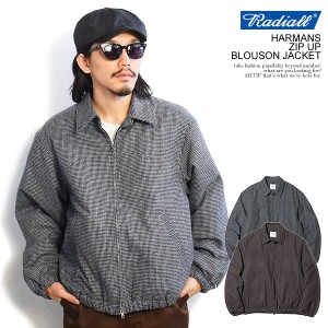 40％OFF SALE セール RADIALL ラディアル HARMANS - ZIP UP BLOUSON JACKET radiall  atfjkt