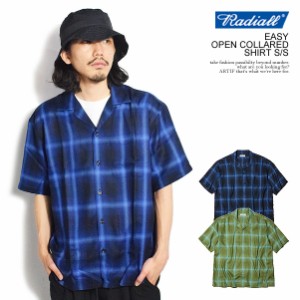 30％OFF SALE セール RADIALL ラディアル EASY - OPEN COLLARED SHIRT S/S radiall メンズ シャツ 半袖 チェックシャツ 送料無料 atftps