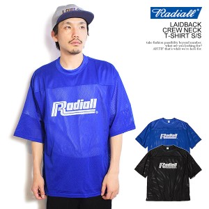 RADIALL ラディアル LAIDBACK - CREW NECK T-SHIRT S/S radiall メンズ Tシャツ 7分袖 フットボールシャツ 送料無料 ストリート atftps