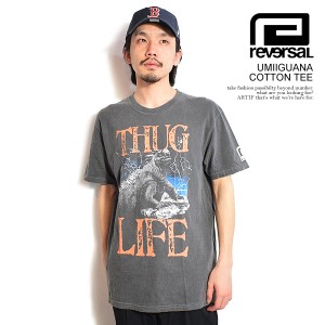 reversal リバーサル UMIIGUANA COTTON TEE メンズ Tシャツ 半袖 スポーツ ジムウェア スミクロ rvddw ストリート atftps