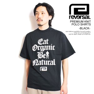 reversal リバーサル BE NATURAL COTTON TEE -BLACK- メンズ Tシャツ 半袖 スポーツ ジムウェア rvddw ストリート atftps