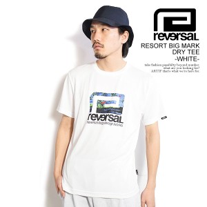 reversal リバーサル RESORT BIG MARK DRY TEE -WHITE- メンズ Tシャツ ドライTシャツ 半袖 rvddw ストリート atftps