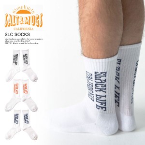 SALT&MUGS ソルトアンドマグス SLC SOCKS メンズ ソックス ハイソックス 靴下 ストリート atfacc