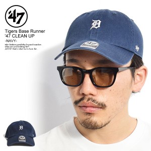 '47 フォーティーセブン Tigers Base Runner '47 CLEAN UP Navy メンズ キャップ タイガース クリーンナップ ストリート atfcap