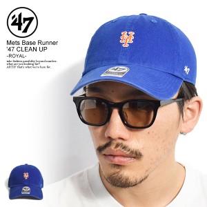 '47 フォーティーセブン Mets Base Runner '47 CLEAN UP Royal メンズ キャップ メッツ クリーンナップ ストリート atfcap