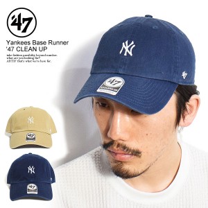 '47 フォーティーセブン Yankees Base Runner '47 CLEAN UP  メンズ キャップ 帽子 ヤンキース ベースランナー '47 ストリート atfcap