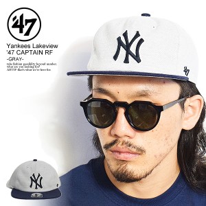 '47 フォーティーセブン Yankees Lakeview '47 CAPTAIN RF Gray メンズ キャップ 帽子 ヤンキース ストリート atfcap