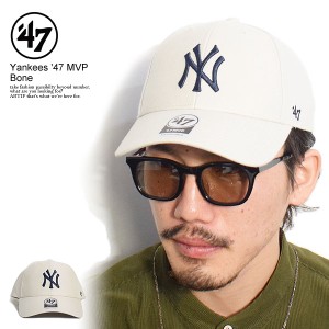 '47 フォーティーセブン Yankees '47 MVP Bone メンズ キャップ 帽子 ヤンキース '47 エムブイピー ストリート atfcap