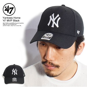 '47 フォーティーセブン Yankees Home '47 MVP Black メンズ キャップ 帽子 ヤンキース ストリート atfcap