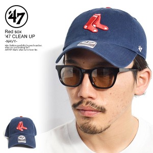 '47 フォーティーセブン Red sox '47 CLEAN UP Navy メンズ キャップ レッドソックス '47 クリーンナップ ストリート atfcap