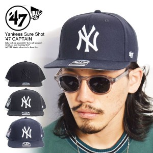 '47 フォーティーセブン Yankees Sure Shot '47 CAPTAIN メンズ キャップ 帽子 ヤンキース ストリート atfcap
