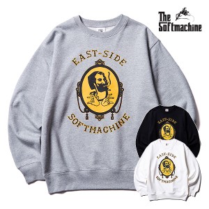 2024 春夏 先行予約 2月〜3月入荷予定 SOFTMACHINE ソフトマシーン EAST SIDER SWEAT(CREW NECK SWEAT) メンズ スウェット atftps