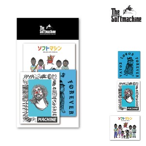 2024 春夏 先行予約 1月〜2月入荷予定 SOFTMACHINE ソフトマシーン SM STICKER SET(STICKER SET) メンズ ステッカー atfacc