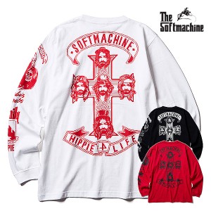 2024 夏 先行予約 8月〜9月入荷予定 SOFTMACHINE ソフトマシーン CHARLIE'S CROSS L/S(L/S T-SHIRTS) メンズ Tシャツ 送料無料 atftps