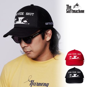 2024 夏 先行予約 6月〜7月入荷予定 SOFTMACHINE ソフトマシーン EYES WIDE SHUT CAP(MESH CAP) メンズ キャップ キャンセル不可 atfcap