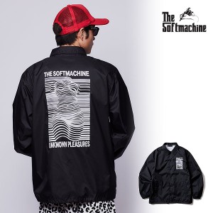 2024 夏 先行予約 8月〜9月入荷予定 SOFTMACHINE ソフトマシーン PLEASURES JK(COACH JACKET) メンズ ジャケット 送料無料 atfjkt