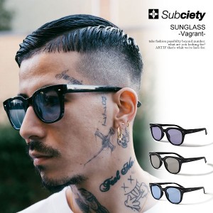 SUBCIETY サブサエティ SUNGLASS -Vagrant- subciety メンズ サングラス ウェリントンタイプ カラーレンズ ストリート atfacc