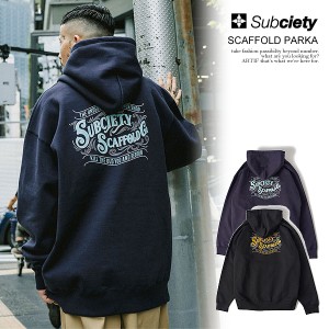 SUBCIETY サブサエティ SCAFFOLD PARKA subciety メンズ パーカー スウェット プルオーバー ヘビーウェイト 送料無料 atftps