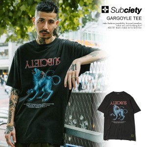 SUBCIETY サブサエティ GARGOYLE TEE subciety メンズ Tシャツ 半袖 半袖TEE ストリート atftps