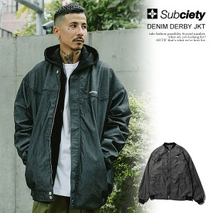 SUBCIETY サブサエティ DENIM DERBY JKT subciety メンズ ジャケット ダービージャケット デニムジャケット 送料無料 atfjkt