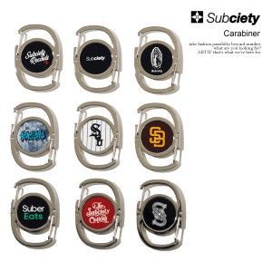 SUBCIETY サブサエティ Carabiner subciety メンズ カラビナ キーリング キーホルダー ストリート atfacc