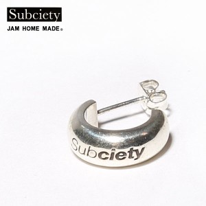 20％OFF SALE セール SUBCIETY サブサエティ ×JAM HOME MADE ROUND PIERCE メンズ ピアス ラウンドピアス シルバー コラボ atfacc