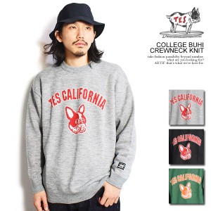 The Endless Summer エンドレスサマー TES COLLEGE BUHI CREWNECK KNIT メンズ ニット セーター クルーネック 送料無料 atftps