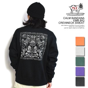 The Endless Summer エンドレスサマー TES CALM BANDANA EMB BIG CREWNECK SWEAT メンズ スウェット トレーナー 送料無料 atftps