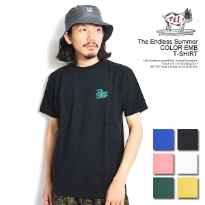 The Endless Summer エンドレスサマー The Endless Summer COLOR EMB T-SHIRT メンズ Tシャツ 半袖 TES USコットン ストリート atftps