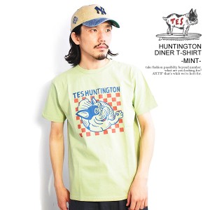 The Endless Summer エンドレスサマー TES HUNTINGTON DINER T-SHIRT -MINT- メンズ Tシャツ 半袖 TES USコットン ストリート atftps