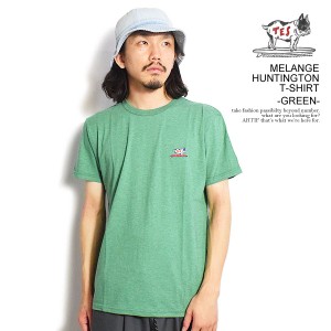 The Endless Summer エンドレスサマー TES MELANGE HUNTINGTON T-SHIRT -GREEN- メンズ Tシャツ 半袖 TES USコットン atftps