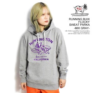 The Endless Summer エンドレスサマー TES RUNNING BUHI FLOCKY SWEAT PARKA -MIX GRAY- メンズ パーカー プルオーバー 送料無料 atftps