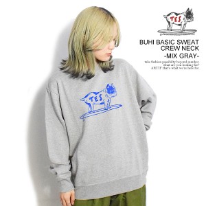 The Endless Summer エンドレスサマー TES BUHI BASIC SWEAT CREW NECK -MIX GRAY- メンズ スウェット トレーナー 送料無料 atftps