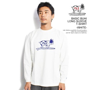 The Endless Summer エンドレスサマー TES BASIC BUHI LONG SLEEVE T-SHIRT -WHITE- メンズ Tシャツ 長袖 ロンT 送料無料 atftps