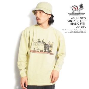 The Endless Summer エンドレスサマー TES 4BUHI NEO VINTAGE LS T (BASIC FIT) -BEIGE- メンズ Tシャツ 長袖 ロンT 送料無料 atftps