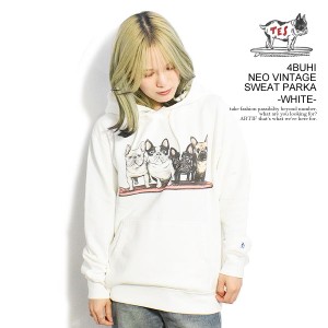 The Endless Summer エンドレスサマー TES 4BUHI NEO VINTAGE SWEAT PARKA -WHITE- メンズ パーカー プルオーバー 送料無料 atftps