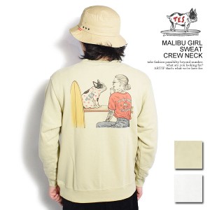 The Endless Summer エンドレスサマー TES MALIBU GIRL SWEAT CREW NECK メンズ スウェット トレーナー クルーネック 送料無料 atftps