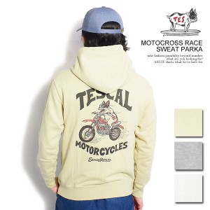 The Endless Summer エンドレスサマー TES MOTOCROSS RACE SWEAT PARKA メンズ パーカー プルオーバー 日本製 送料無料 atftps