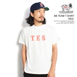 The Endless Summer エンドレスサマー TES BB TEAM T-SHIRT -RED- メンズ Tシャツ 半袖 TES USコットン ストリート atftps